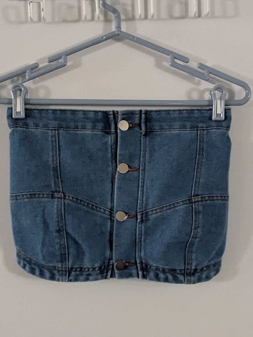 Blue Halter Top Lg